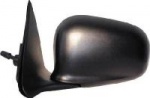 Rover 400 Series [95-99] Complete Manual Cable Adjust Wing Mirror Unit - Black